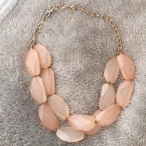 Light Pink Statement Necklace